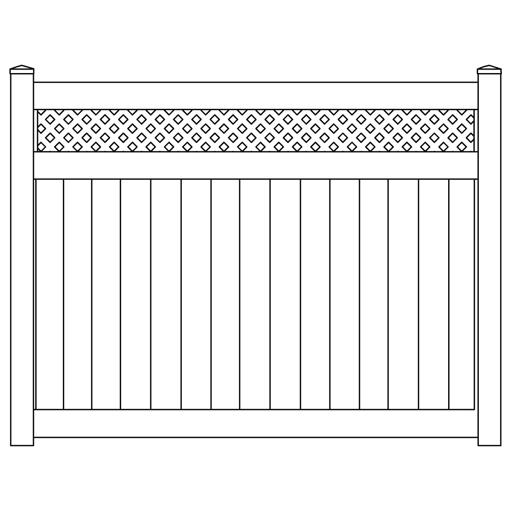 diagonal lattice fencing