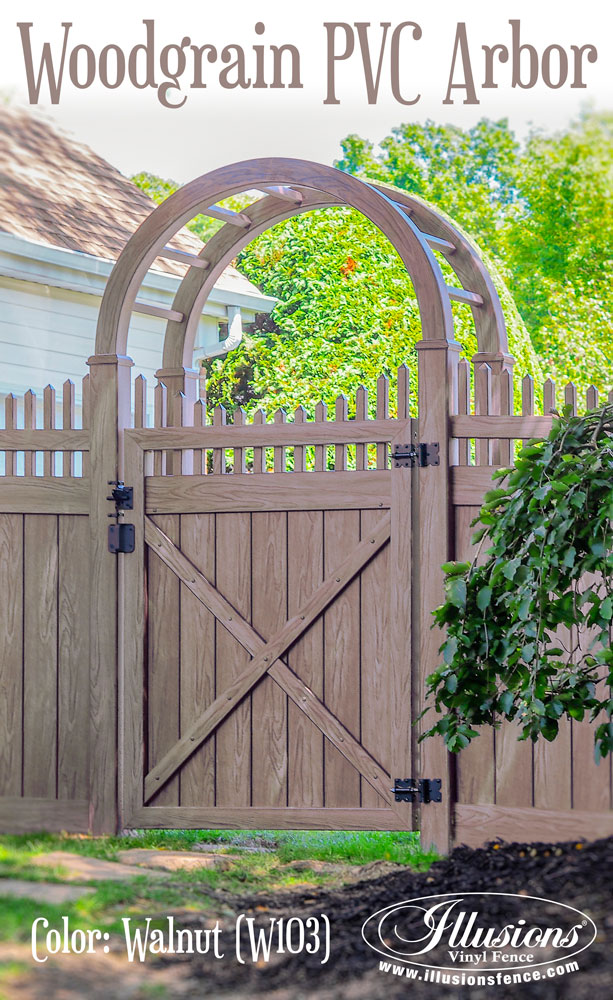 Vinyl Arbor NJ Vinyl Fence Supplier & Installation Company Direct Fence